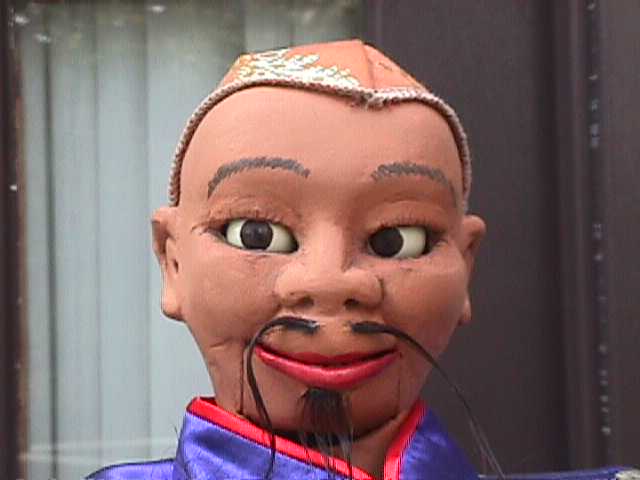 Stanley Burns' Dr Lichi, a ventriloquist figure attributed to Frank Marshall