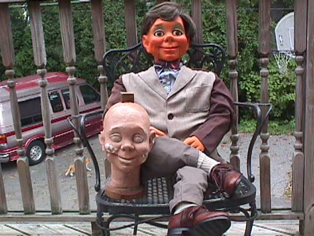 Work In Progress, a ventriloquist figure attributed to Frank Marshall