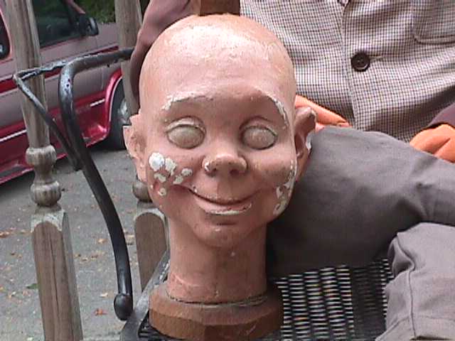 Work In Progress, a ventriloquist figure attributed to Frank Marshall