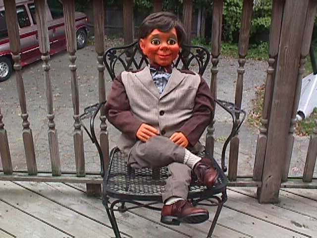 Work In Progress, a ventriloquist figure attributed to Frank Marshall