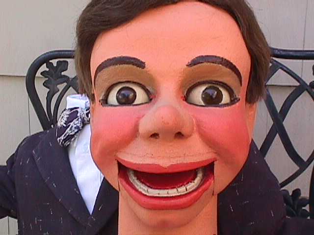 Archie, a ventriloquist figure attributed to Frank Marshall