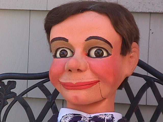 Archie, a ventriloquist figure attributed to Frank Marshall