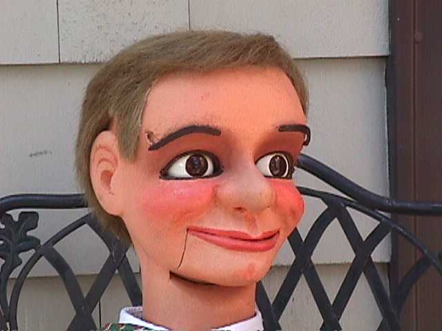 Johnny Main's Waldo, a ventriloquist figure attributed to Frank Marshall