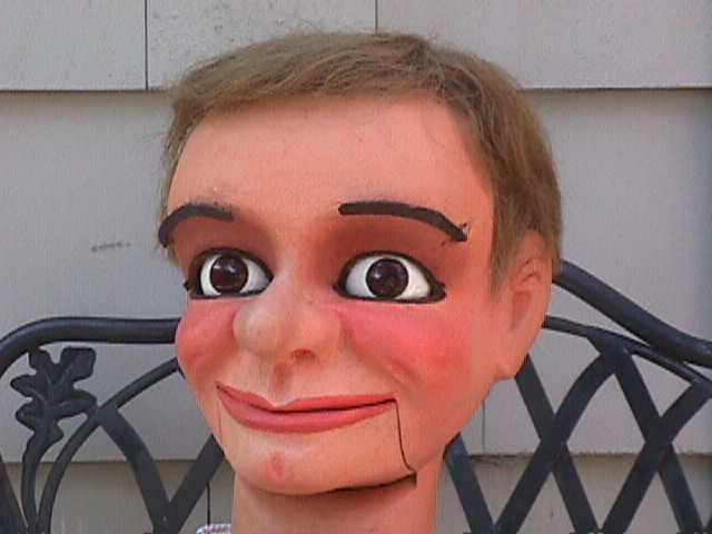 Johnny Main's Waldo, a ventriloquist figure attributed to Frank Marshall