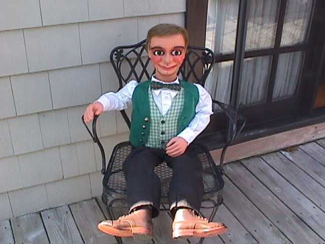Johnny Main's Waldo, a ventriloquist figure attributed to Frank Marshall