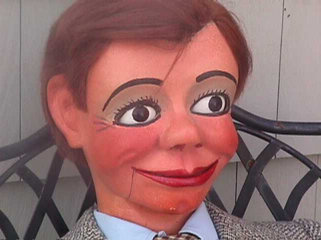 Mickey O' Finn, a ventriloquist figure attributed to Frank Marshall