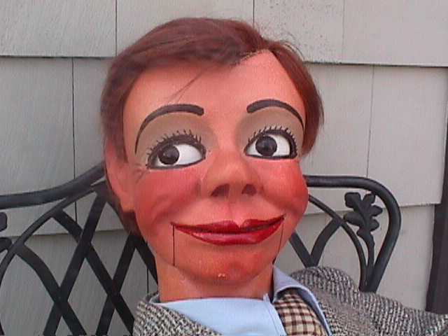 Mickey O' Finn, a ventriloquist figure attributed to Frank Marshall