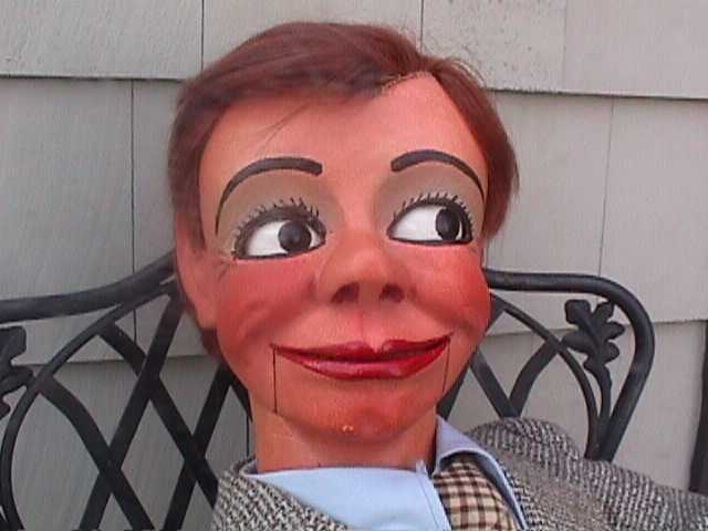 Mickey O' Finn, a ventriloquist figure attributed to Frank Marshall
