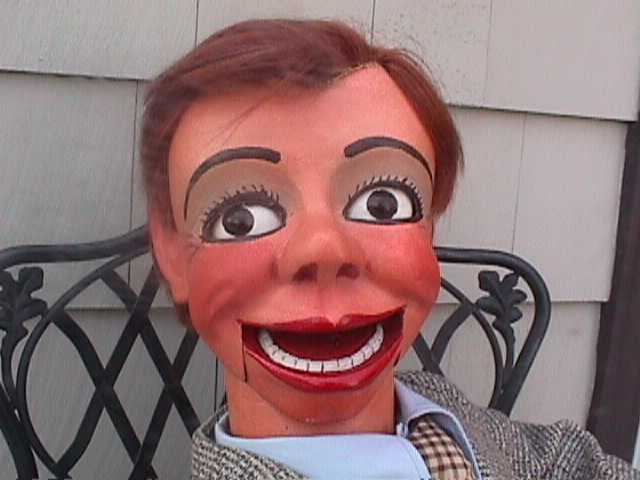 Mickey O' Finn, a ventriloquist figure attributed to Frank Marshall