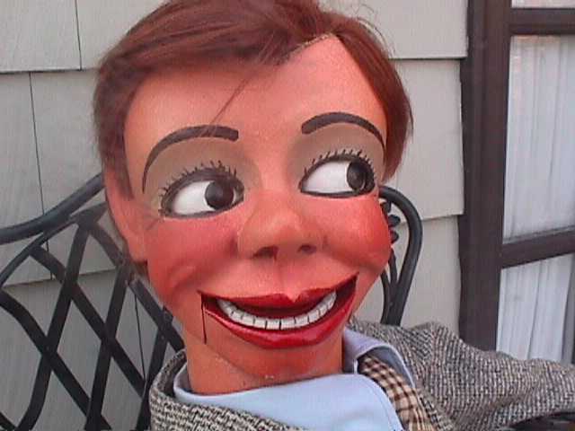 Mickey O' Finn, a ventriloquist figure attributed to Frank Marshall