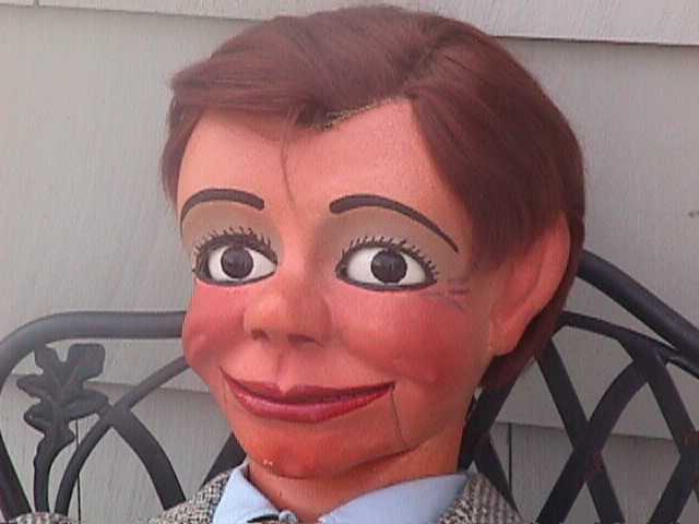 Mickey O' Finn, a ventriloquist figure attributed to Frank Marshall