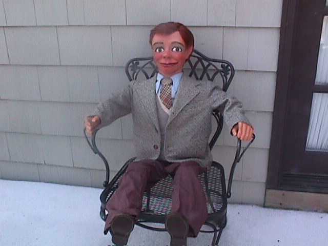 Mickey O' Finn, a ventriloquist figure attributed to Frank Marshall