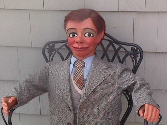 Mickey O' Finn, a ventriloquist figure attributed to Frank Marshall