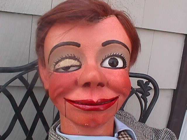 Mickey O' Finn, a ventriloquist figure attributed to Frank Marshall