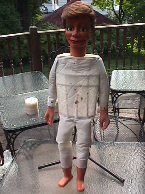 Cod Performer, a ventriloquist figure attributed to Frank Marshall