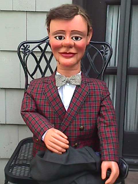 Bernie Birchwood, a ventriloquist figure attributed to Frank Marshall