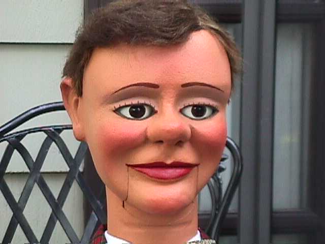 Bernie Birchwood, a ventriloquist figure attributed to Frank Marshall