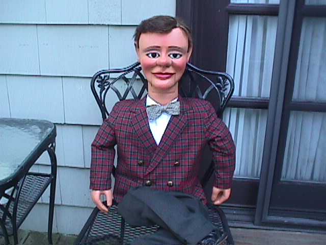 Bernie Birchwood, a ventriloquist figure attributed to Frank Marshall
