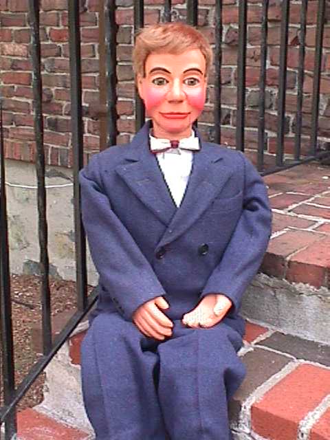 Mickey, a ventriloquist figure attributed to Frank Marshall