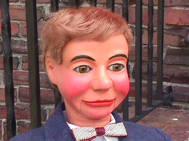 Mickey, a ventriloquist figure attributed to Frank Marshall