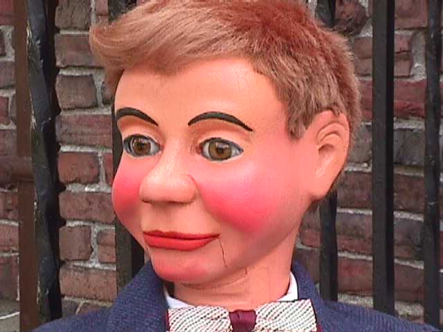 Mickey, a ventriloquist figure attributed to Frank Marshall