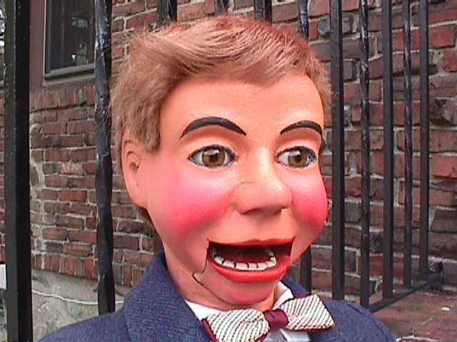 Mickey, a ventriloquist figure attributed to Frank Marshall