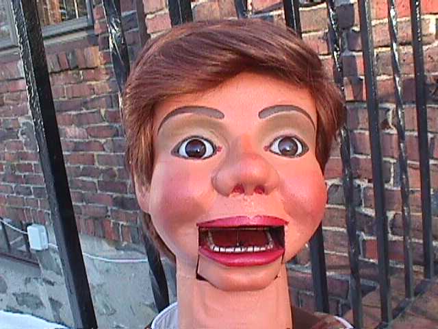 Early 1940's, a ventriloquist figure attributed to Frank Marshall