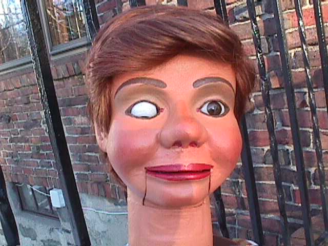 Early 1940's, a ventriloquist figure attributed to Frank Marshall