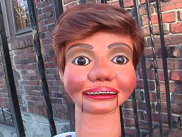 Early 1940's, a ventriloquist figure attributed to Frank Marshall