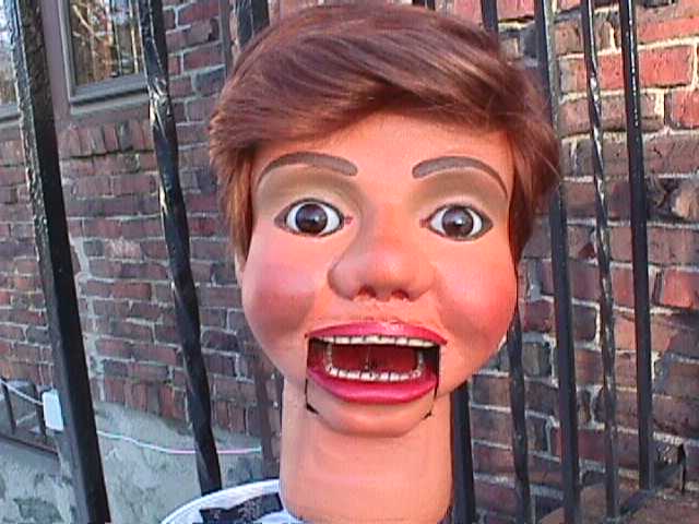 Early 1940's, a ventriloquist figure attributed to Frank Marshall
