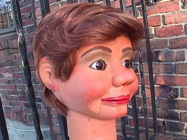 Early 1940's, a ventriloquist figure attributed to Frank Marshall