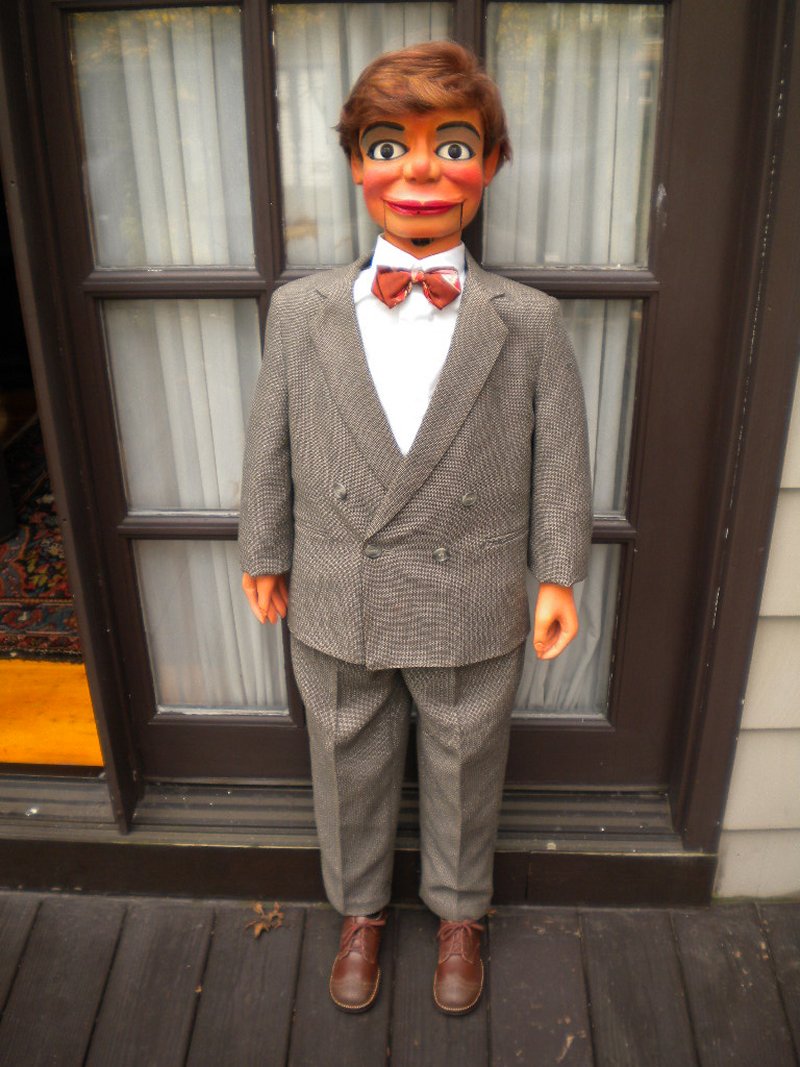 Walking, a ventriloquist figure attributed to Frank Marshall