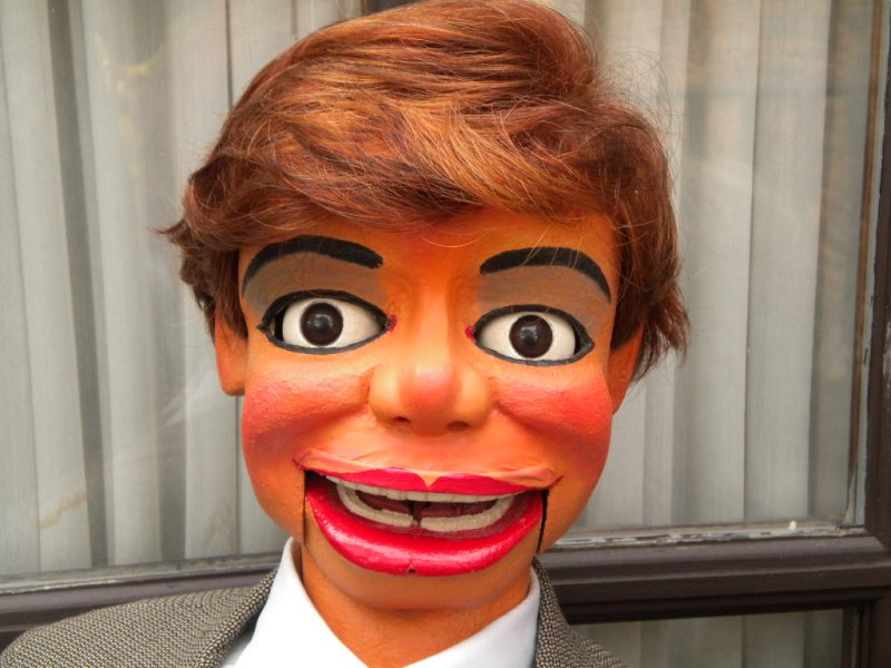Walking, a ventriloquist figure attributed to Frank Marshall