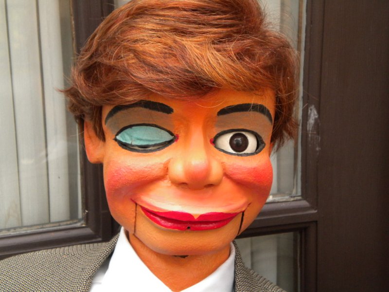 Walking, a ventriloquist figure attributed to Frank Marshall