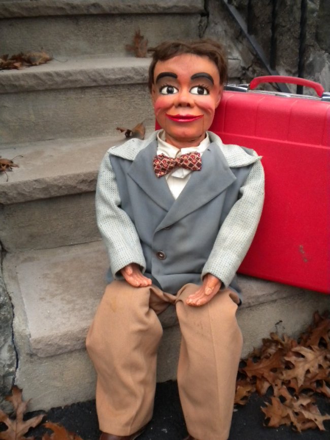 Harry Mahoney, a ventriloquist figure attributed to Frank Marshall