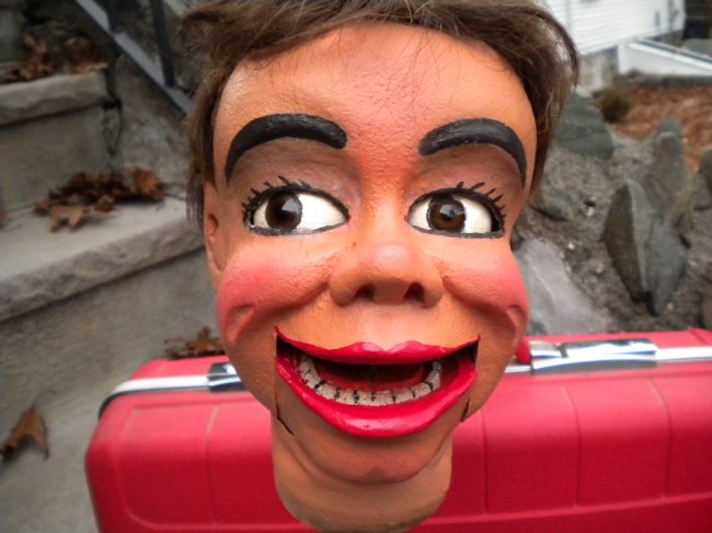 Harry Mahoney, a ventriloquist figure attributed to Frank Marshall