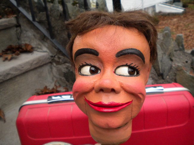 Harry Mahoney, a ventriloquist figure attributed to Frank Marshall