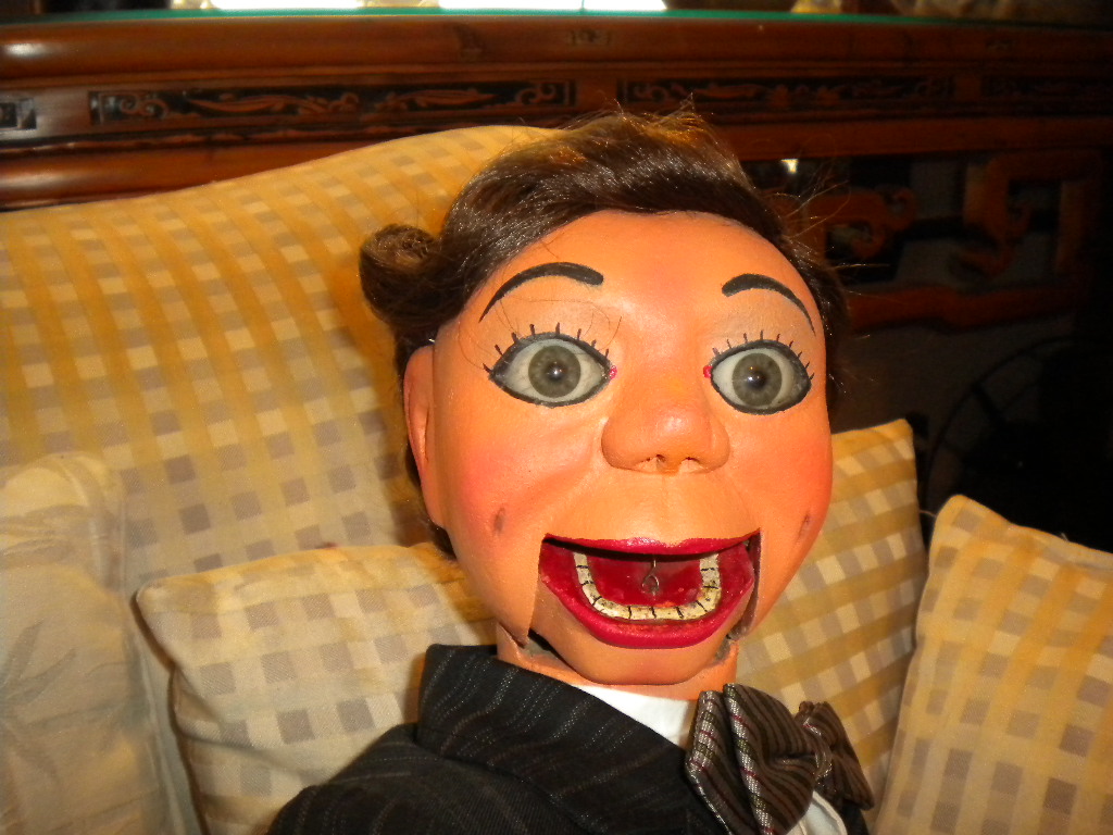 A Very Small, a ventriloquist figure attributed to Frank Marshall
