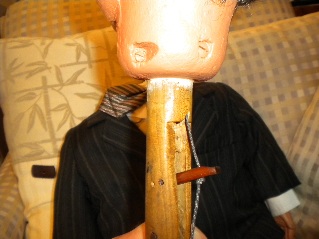 A Very Small, a ventriloquist figure attributed to Frank Marshall