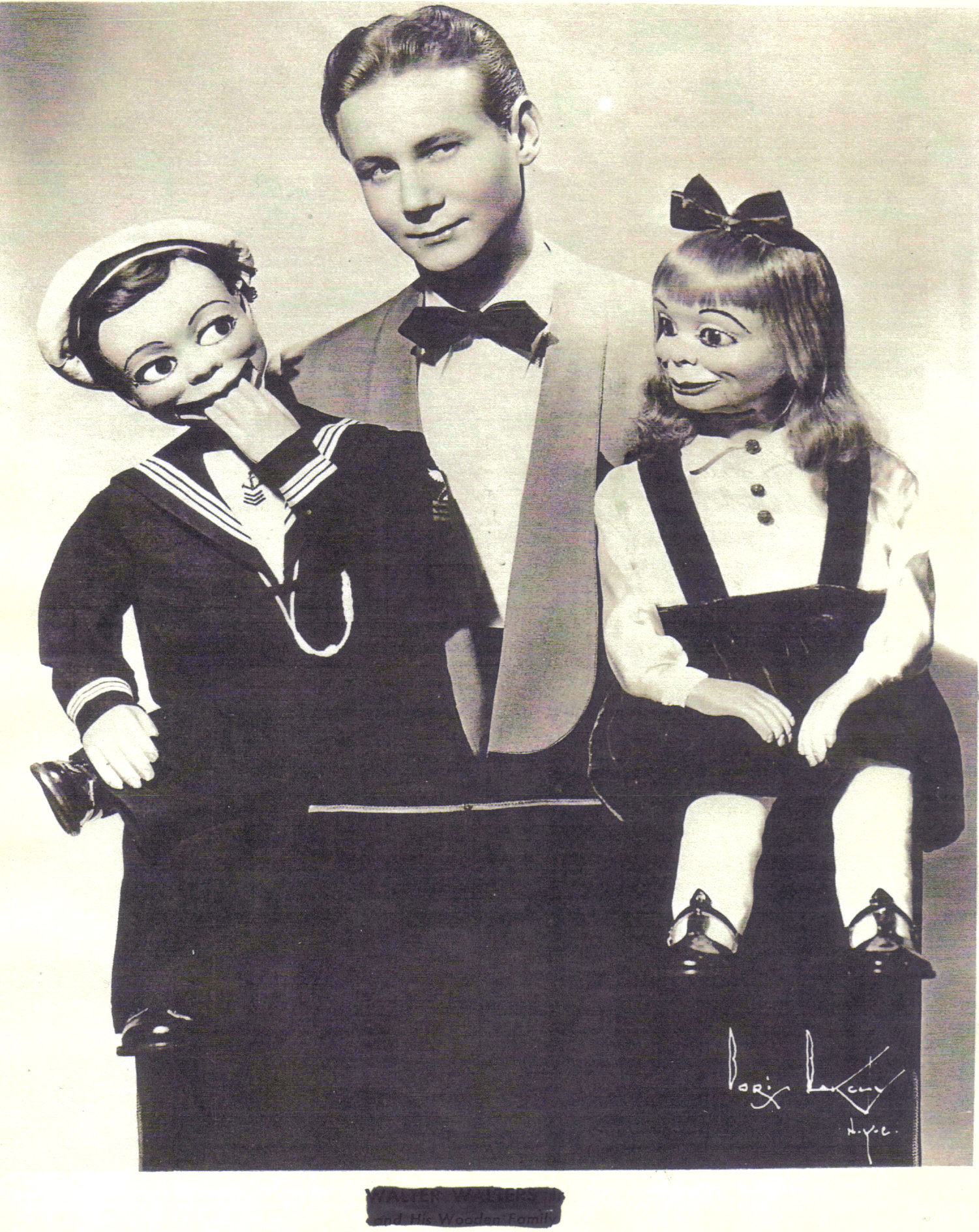 Walter Walters Jr, a ventriloquist figure attributed to Frank Marshall