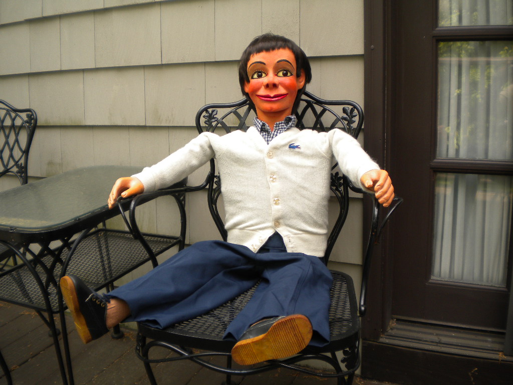 Eddie Garson Chico Chico, a ventriloquist figure attributed to Frank Marshall