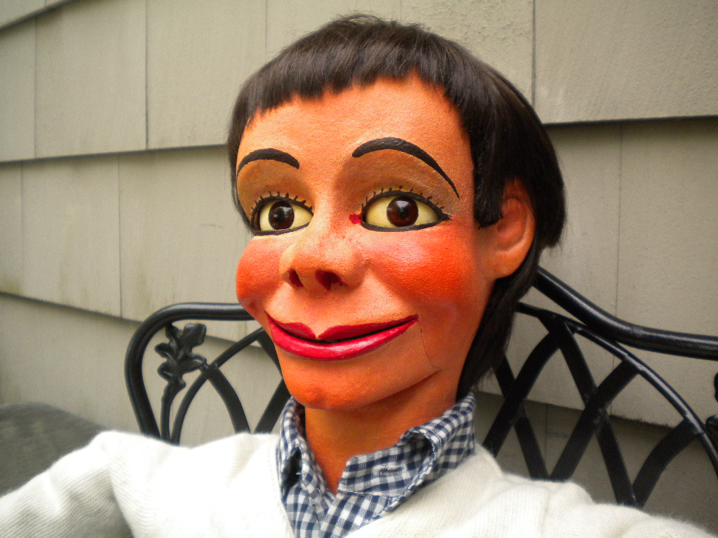 Eddie Garson Chico Chico, a ventriloquist figure attributed to Frank Marshall