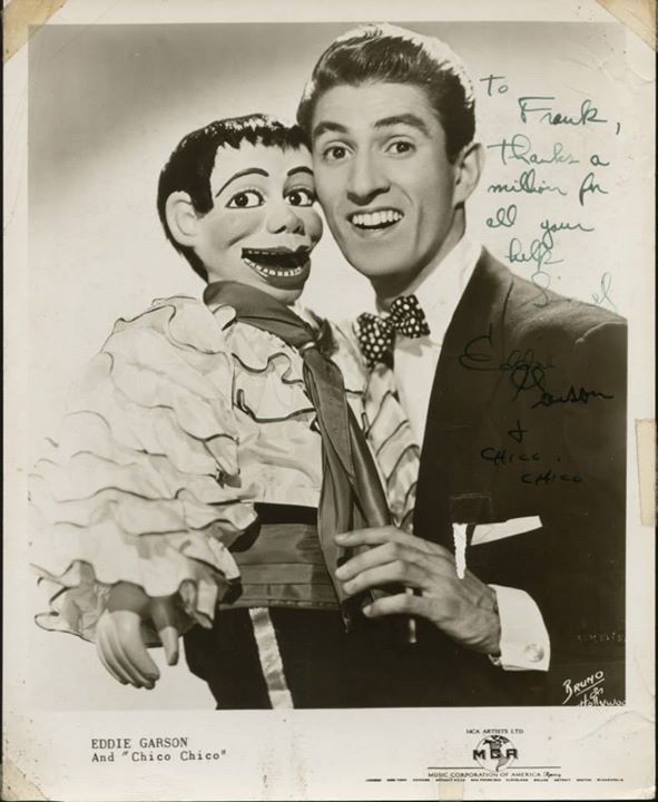 Eddie Garson Chico Chico, a ventriloquist figure attributed to Frank Marshall
