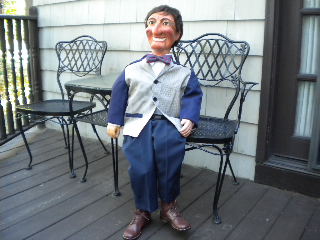 Lucky Charlie a Very Rare Is Restored, a ventriloquist figure attributed to Frank Marshall