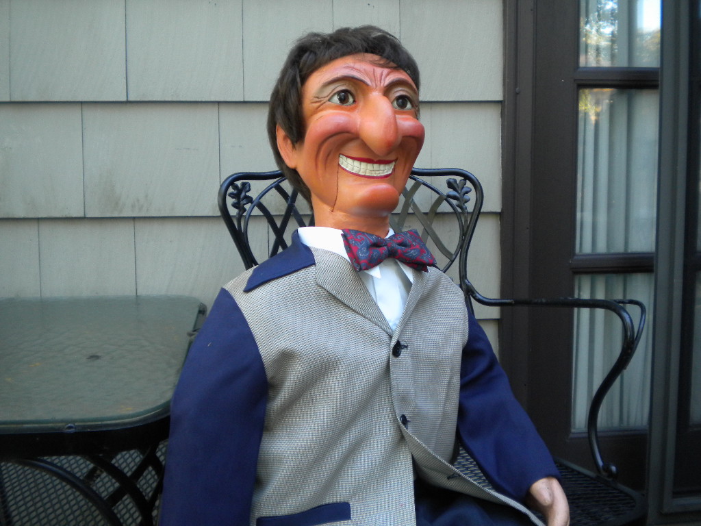 Lucky Charlie a Very Rare Is Restored, a ventriloquist figure attributed to Frank Marshall