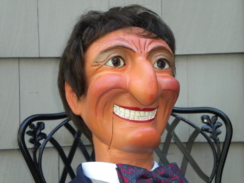 Lucky Charlie a Very Rare Is Restored, a ventriloquist figure attributed to Frank Marshall