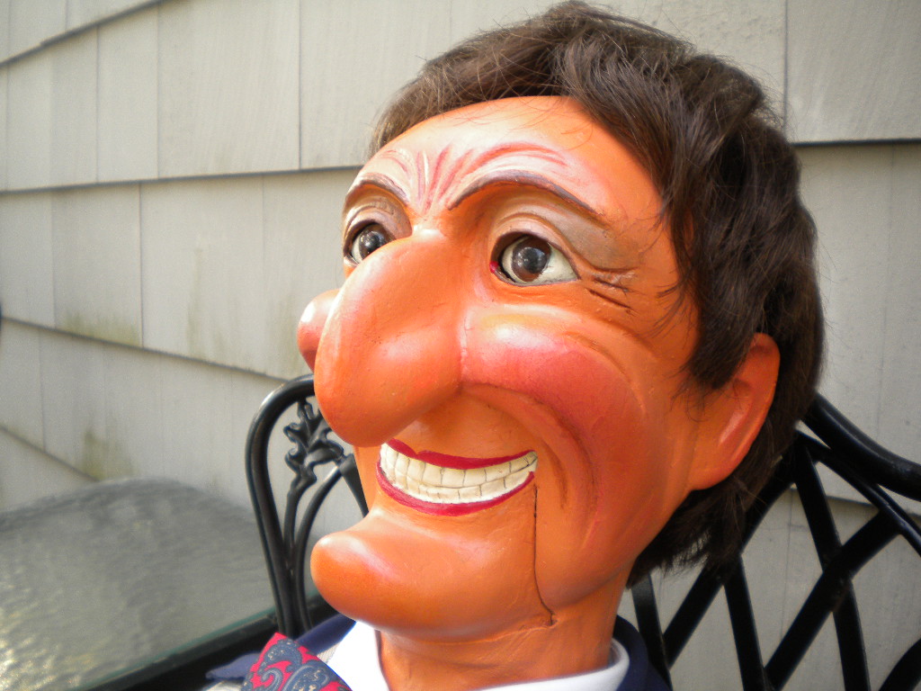 Lucky Charlie a Very Rare Is Restored, a ventriloquist figure attributed to Frank Marshall