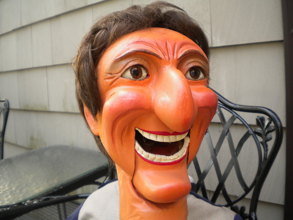 Lucky Charlie a Very Rare Is Restored, a ventriloquist figure attributed to Frank Marshall