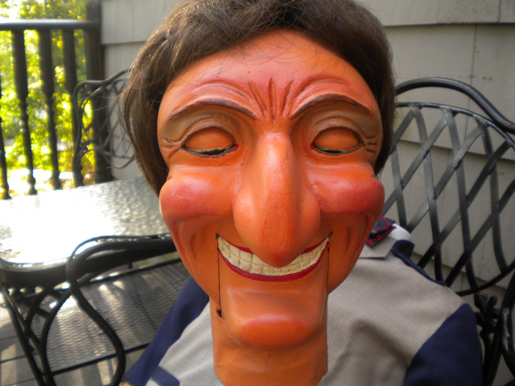 Lucky Charlie a Very Rare Is Restored, a ventriloquist figure attributed to Frank Marshall