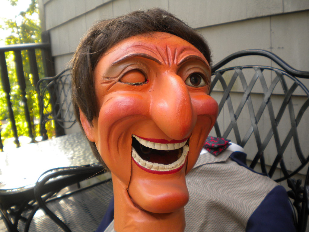 Lucky Charlie a Very Rare Is Restored, a ventriloquist figure attributed to Frank Marshall
